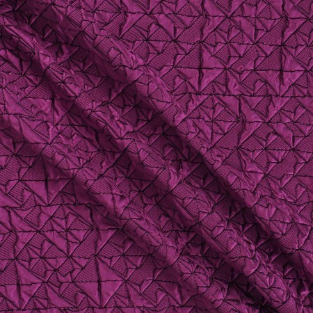 Violet padded jacquard